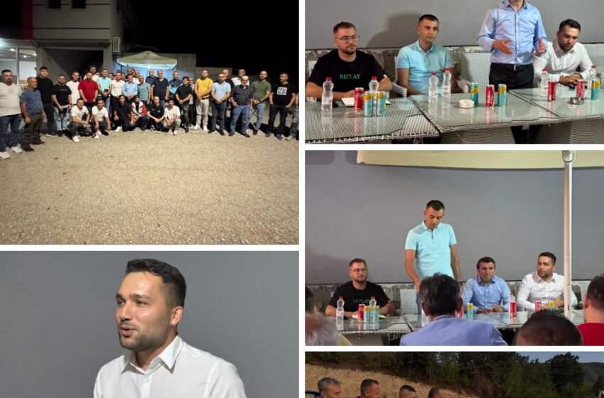 Ramadani në Çajlanë me projekte konkrete për banorët