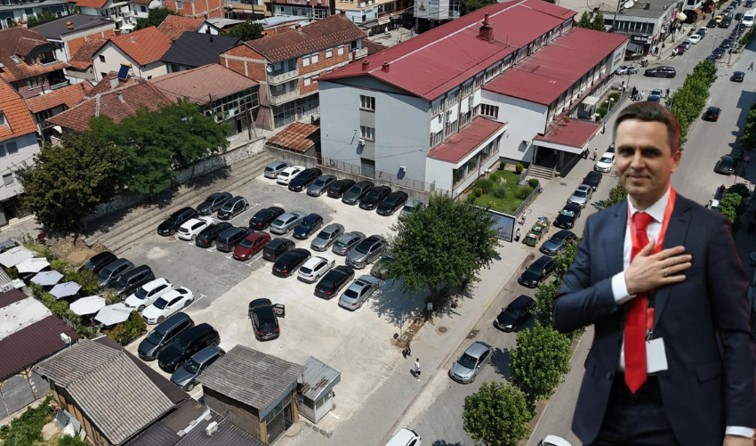  Kasami tallet me qytetarët e Tetovës: Promovon parking me 44 vende që nuk mjaftojnë as për gjykatën