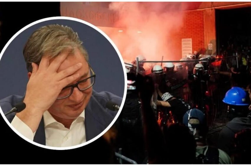 Protestat në Novi Sad, Vuçiç: Fundërrinat europiane kanë ardhur për të rrënuar Serbinë