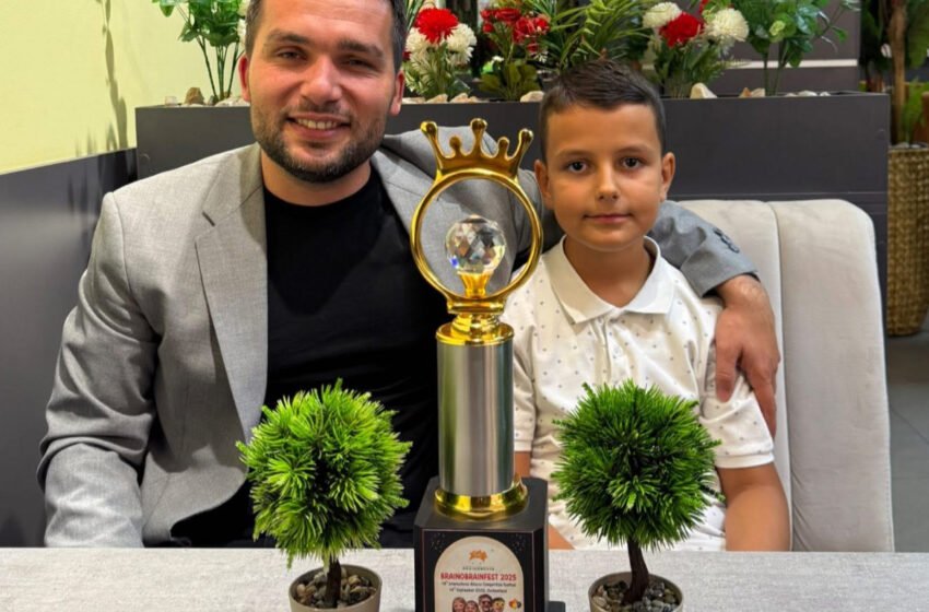  Betim Hasani, 8-vjeçari nga Saraji shpallet kampion në matematikë në Zvicër