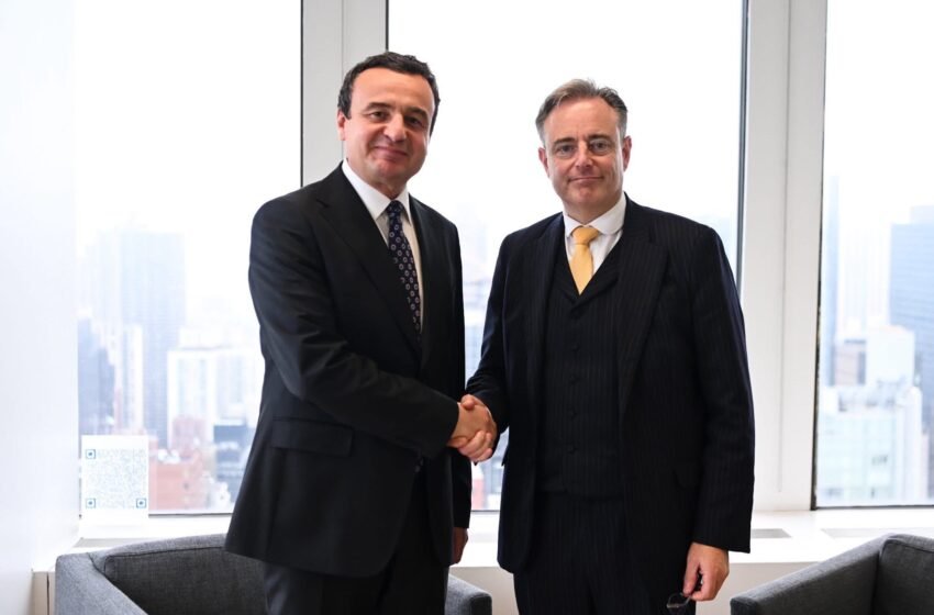  Kurti me kryeministrin belg: Belgjika, partnere e Kosovës në rrugën drejt BE-së dhe NATO-s