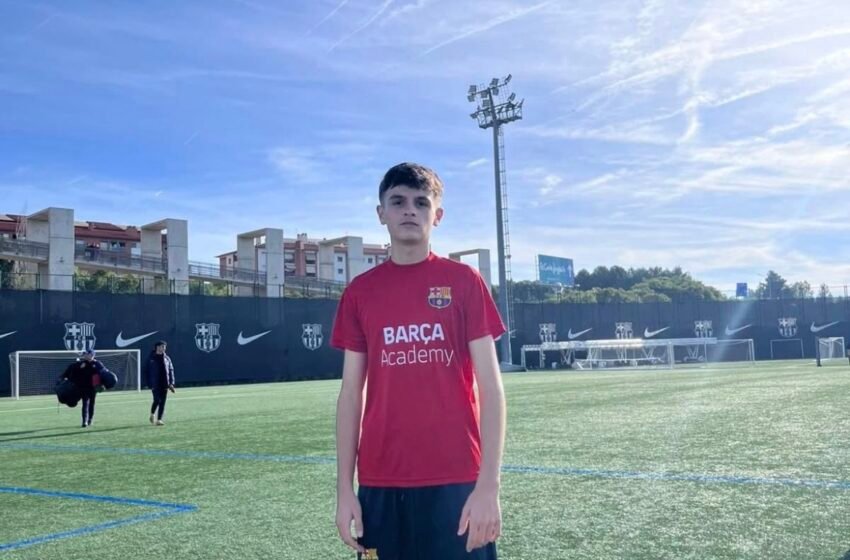 KF Bashkimi 1947 krenar me talentin e tij! Aldrin Pajaziti po stërvitet në Akademinë “La Masia” në Barcelonë, aty ku janë formuar yjet botërorë Messi, Iniesta, Xavi…