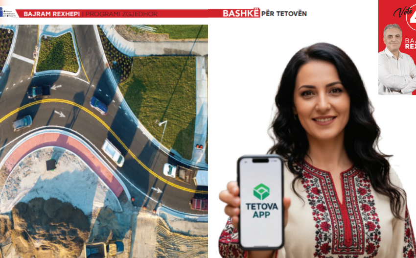  Programi fantastik i Bajram Rexhepit për Tetovën në 32 faqe