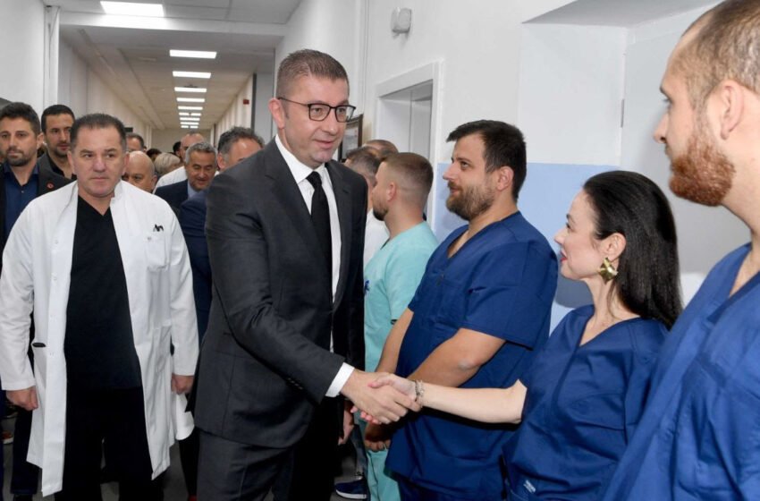 Mickoski: Është rinovuar plotësisht reparti i Klinikës për Traumatologji