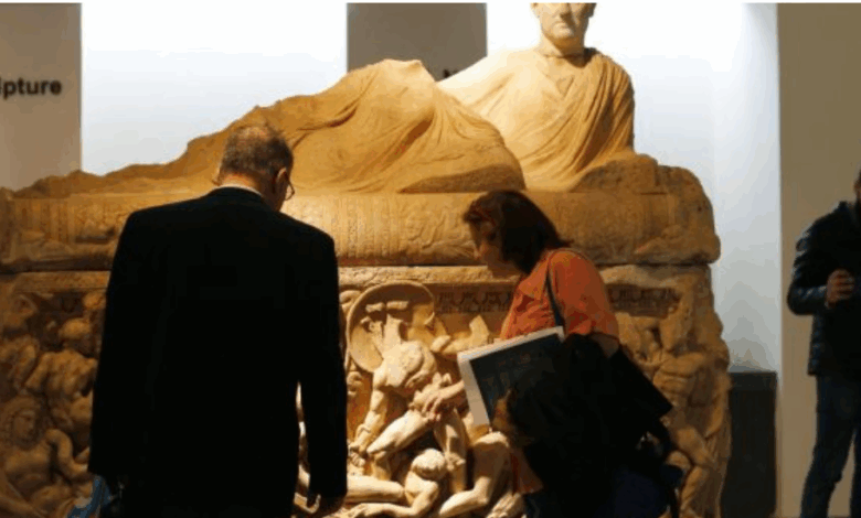  Vidhen statujat romake nga Muzeu Kombëtar në Damask