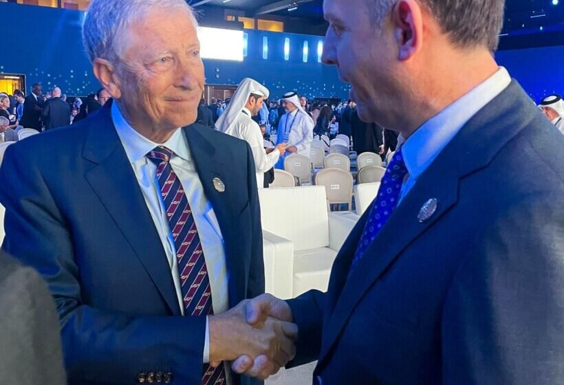  Kryetari i Kuvendit të RVM-së, Afrim Gashi takon Bill Gates në Forumin e Dohas 2025