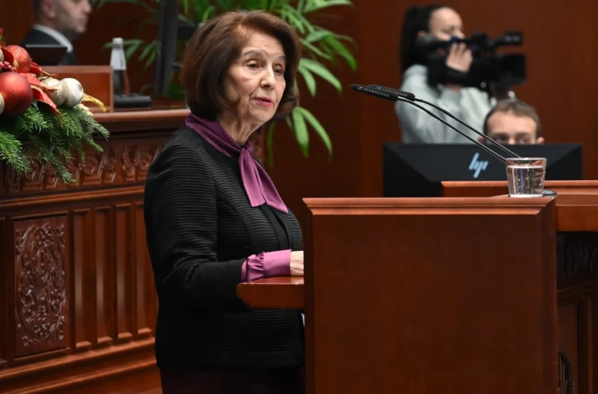  Siljanovska Davkova: Integrimi evropian i Maqedonisë kërkon vullnet politik dhe garanci të qarta nga BE-ja