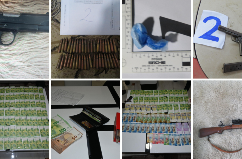  Detaje rreth bastisjes në Bërvenicë, ndalohen 5 persona, u gjetën armë, drogë, para…