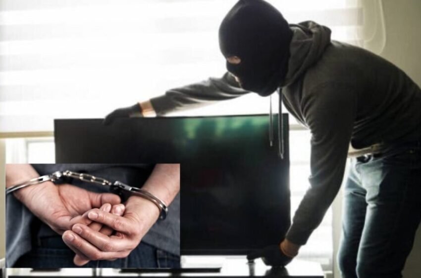  Vodhi një televizor më 2024, bie në pranga të Policisë i dyshuari