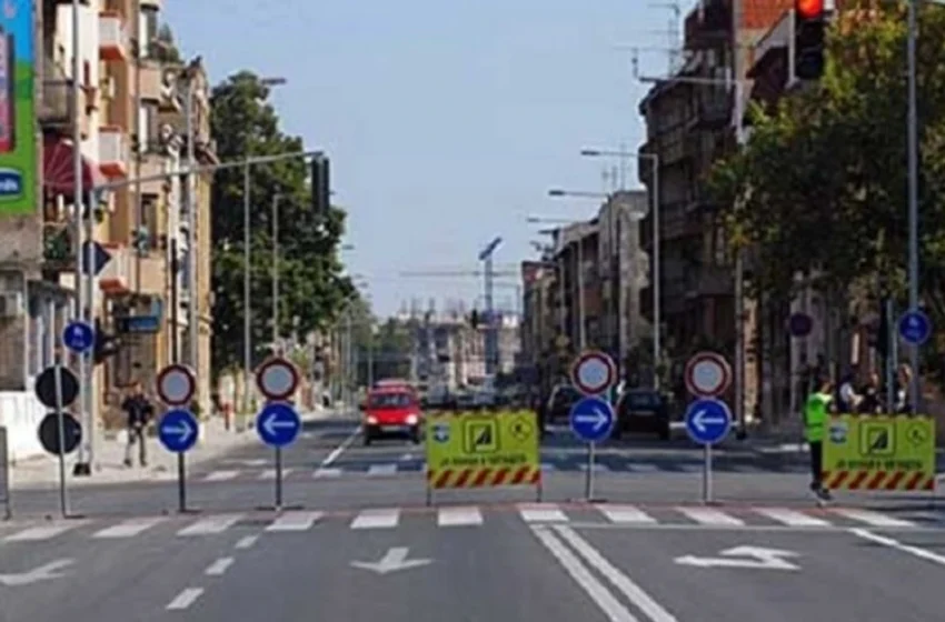  Sot regjim i veçantë trafiku në Shkup