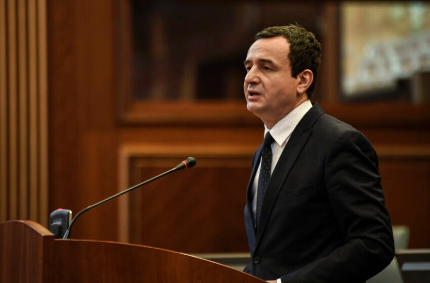  Albin Kurti propozon kabinetin qeveritar