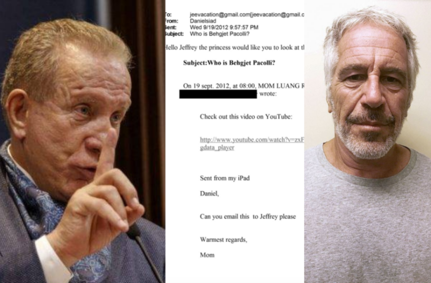  Dosja Jeffrey Epstein nxjerr në pah komunikime ku përmendet Behgjet Pacolli