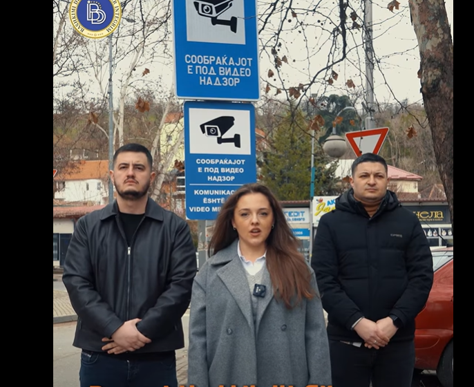  Aksion i të rinjve të BDI-së, vendoset tabelë në gjuhën shqipe