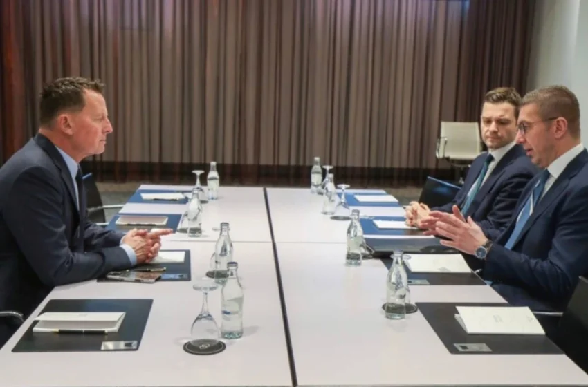  Mickoski takon Richard Grenell në Mynih, thekson partneritetin strategjik me SHBA-në