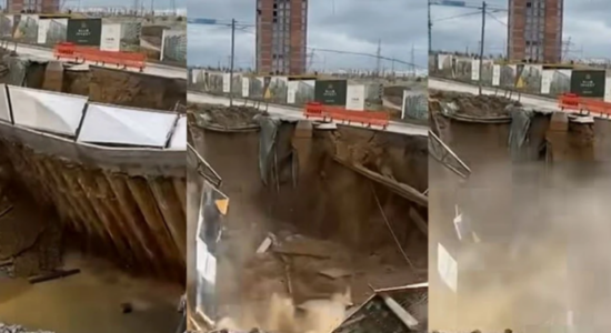 Video teksa shembet një pjesë e rrugës në Prishtinë – ndërpritet furnizimi me ujë në disa lagje