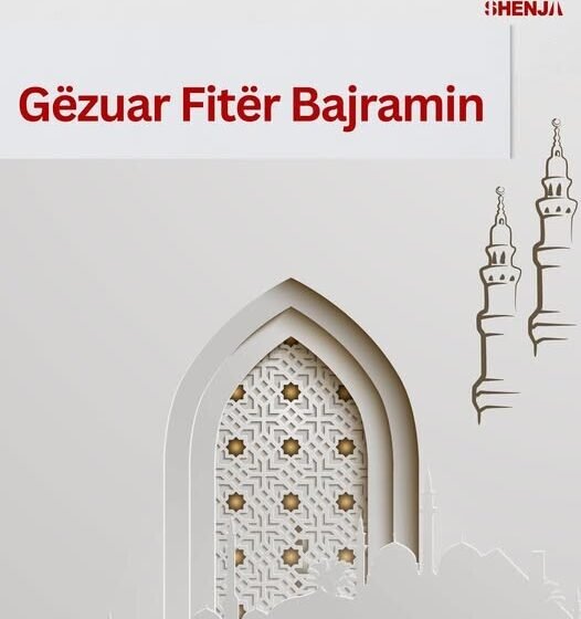  Redaksia e Televizionit SHENJA jua uron Fitër Bajramin!