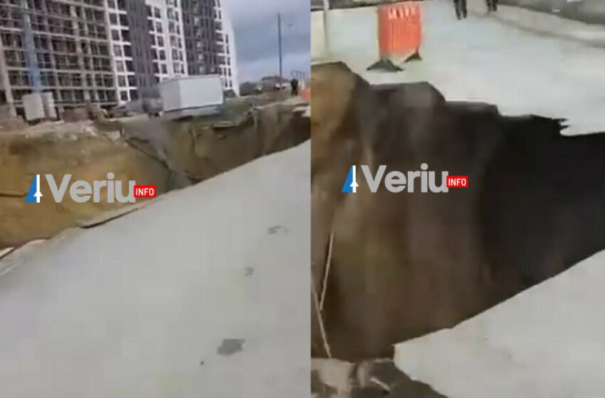  Rama: Ka filluar mbushja e gropës nga shembja e rrugës, qytetarët ta evitojnë këtë zonë