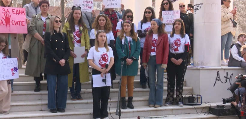  VIDEO   Nuk do të zhdukemi   Marsh në Shkup për të drejtat dhe sigurinë e grave