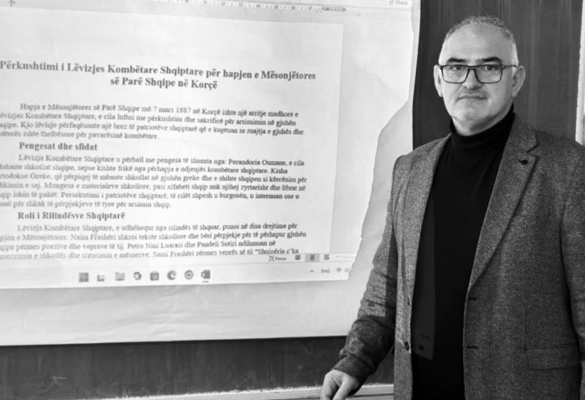  Ndërron jetë mësuesi Hazbi Topojani