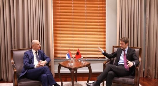 Kryediplomati Hoxha takon ambasadorin serb në Tiranë: Kosova është shtet i pavarur