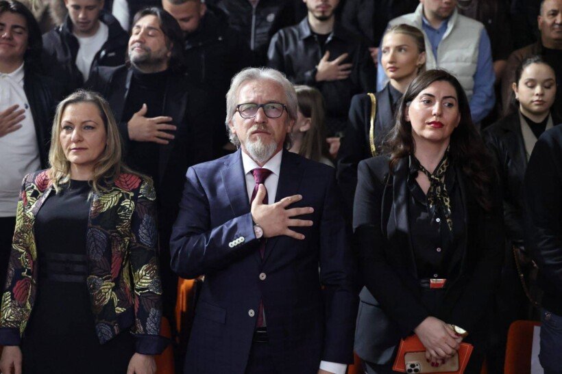 Fatmir Limani në takimin me rininë e Kërçovës  Pa rininë s ka të ardhme