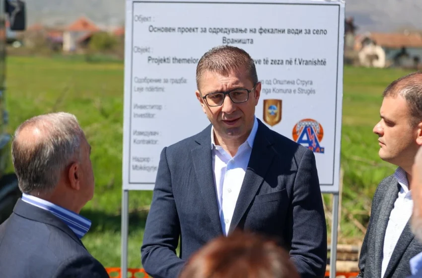  Mickoski: Ndërtimi i Korridorit 8 dhe 10D po zhvillohet sipas dinamikës së parashikuar