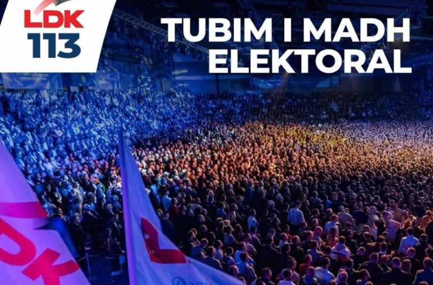 LDK-ja nis zyrtarisht fushatën elektorale të enjten në Prishtinë