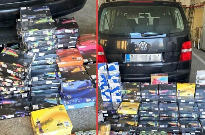  Policia ndalon kontrabandën në Kamenicë, sekuestron 656 cigare elektronike të fshehura në valixhe