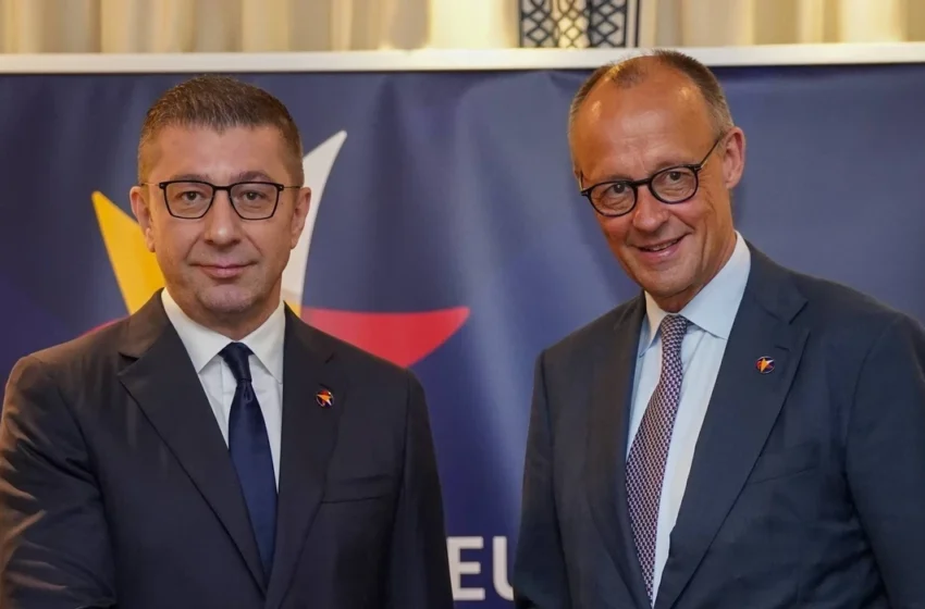  Mickoski takon Macron dhe Merz në Tivat: Fokusi tek e ardhmja evropiane e rajonit
