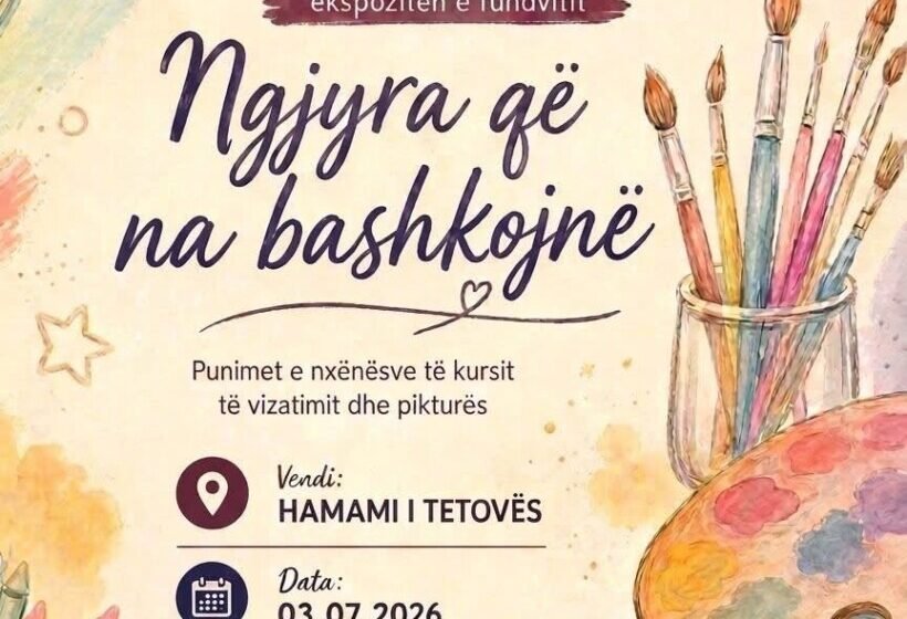  OKH “Merhamet” në Tetovë do të organizon ekspozitën “Ngjyra që na bashkojnë”