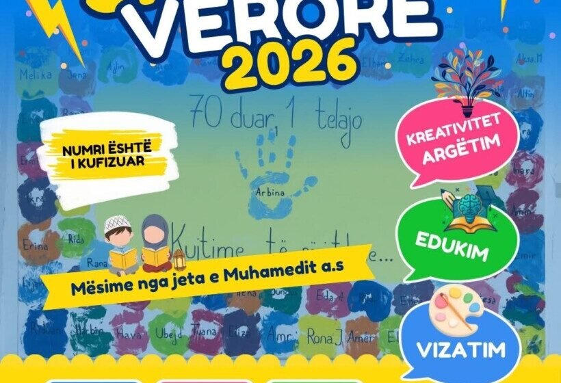  OKH Merhamet dhe ShK Vizioni M organizojnë Shkollën Verore 2026 në Manastir