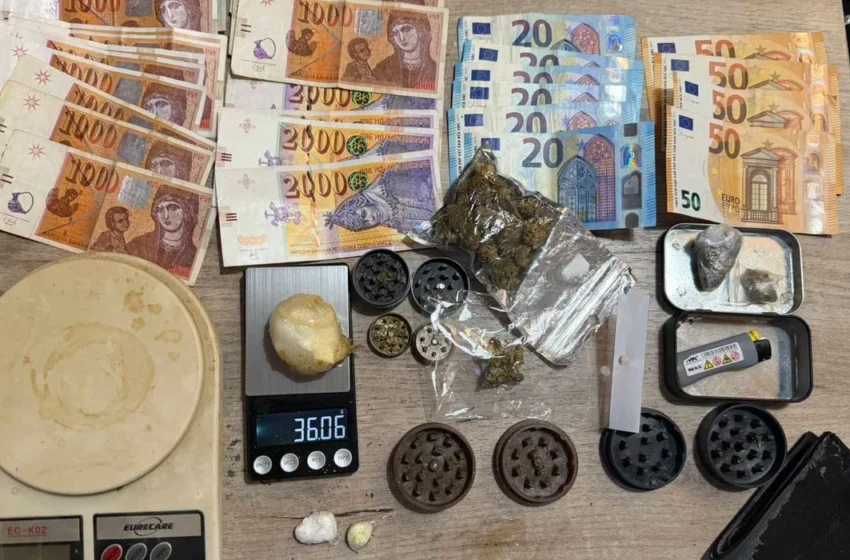  Bastisje në Shkup, konfiskohet drogë dhe para – ndalohen dy persona