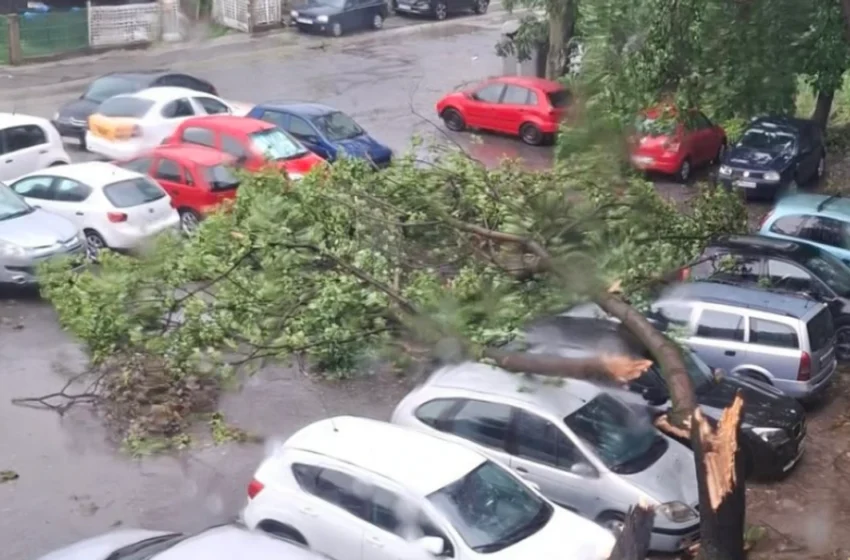  MPB: Pas stuhisë u dëmtuan 117 automjete, disa objekte shtetërore, 10 persona të lënduar
