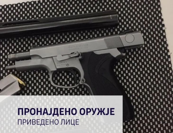  Armë janë gjetur gjatë bastisjes në fshatin Strezovcë, është arrestuar një kumanovar 77-vjeçar