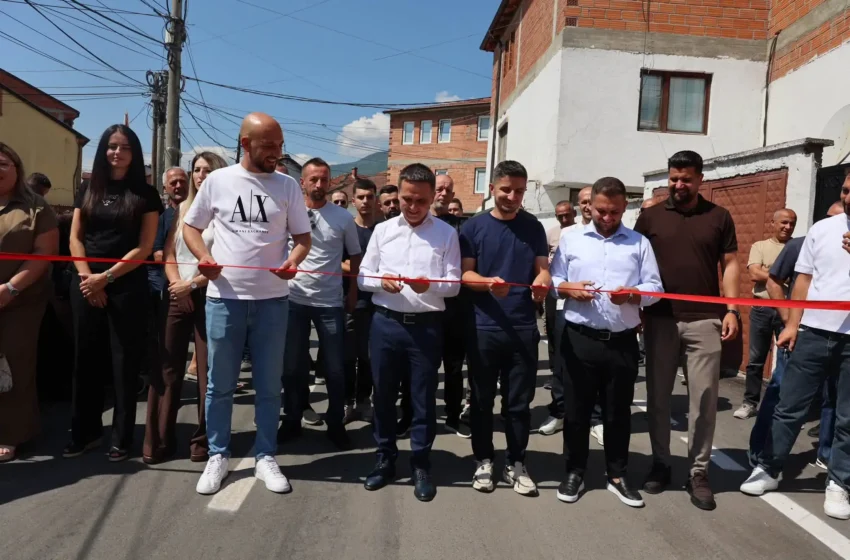  Kasami promovon rrugën “Mihajllo Rajçeviq”: Përfundon një problem shumëvjeçar në lagjen Cetinsk