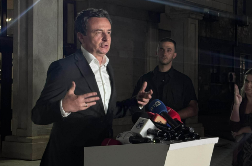  Kurti pas takimit me LDK-në: Marrëveshje politike nuk kemi