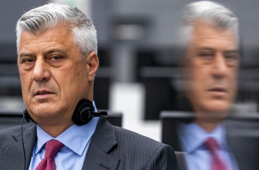  Hashim Thaçi dënohet me 25 vite burgim