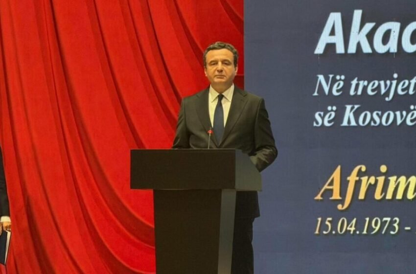  Kurti: Rënia e Afrim Bunjakut e skalit atë si figurë të ruajtjes së sovranitetit dhe sundimit të ligjit