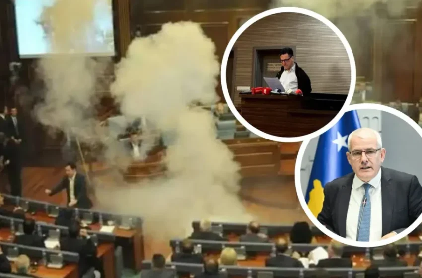  Xhelal Sveçla shpallet fajtor për hedhjen e gazit lotsjellës në Kuvendin e Kosovës