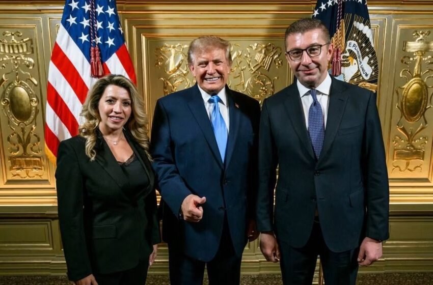  Mickoski shfaqet në foto me Trumpin: Miqësia me SHBA-në, partneritet strategjik për Maqedoninë