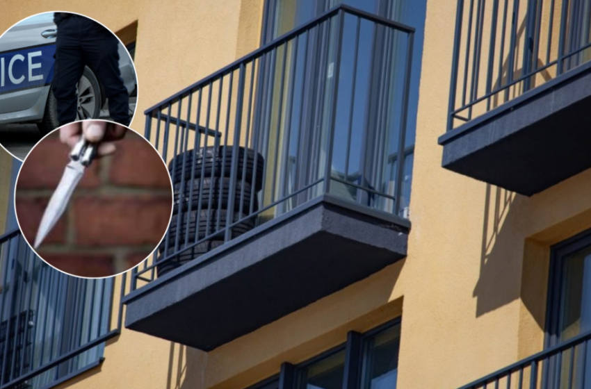  Skena kaotike në Prishtinë: Gruaja nga Kolumbia del e zhveshur në ballkon, gjuan me gurë dhe del me thikë përballë Policisë