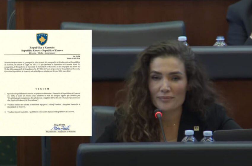  Ariana Musliu-Shoshi pas vendimit të Qeverisë: Procedura për votim në dy lexime duhet të nis sot