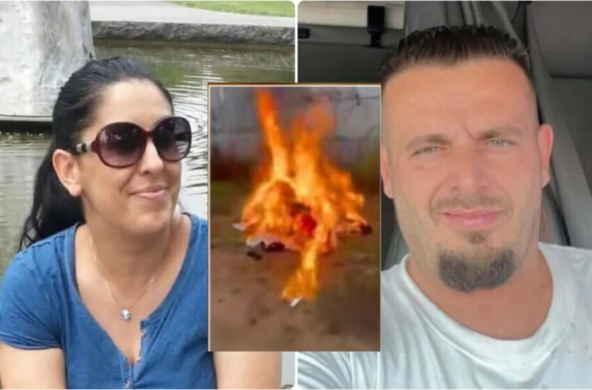  Pamje rrënqethëse: Publikohet videoja që Jeton Sylaj ia kishte dërguar Arlinda Zekajt, pamjet shfaqin djegien e rrobave